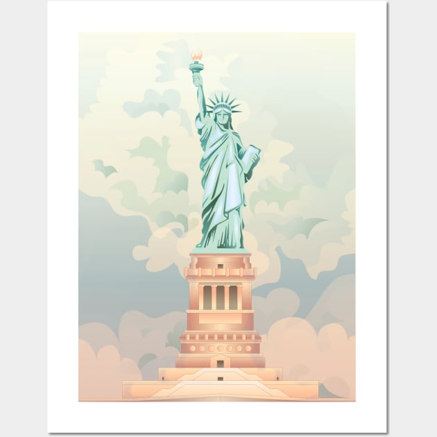 The Statue of Liberty Wall Art by Marija154